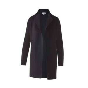 NEW KINROSS women's rib sleeve coat in black
